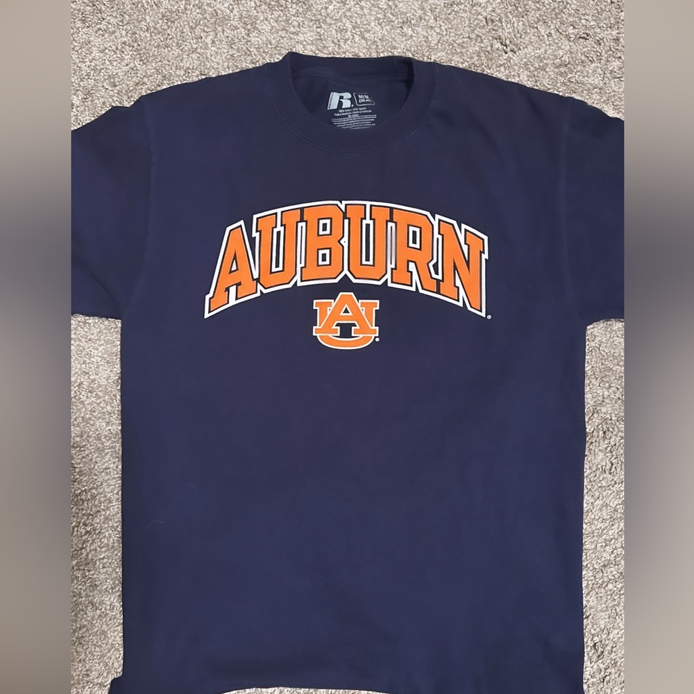 Russell Athletic Navy Auburn Tee
